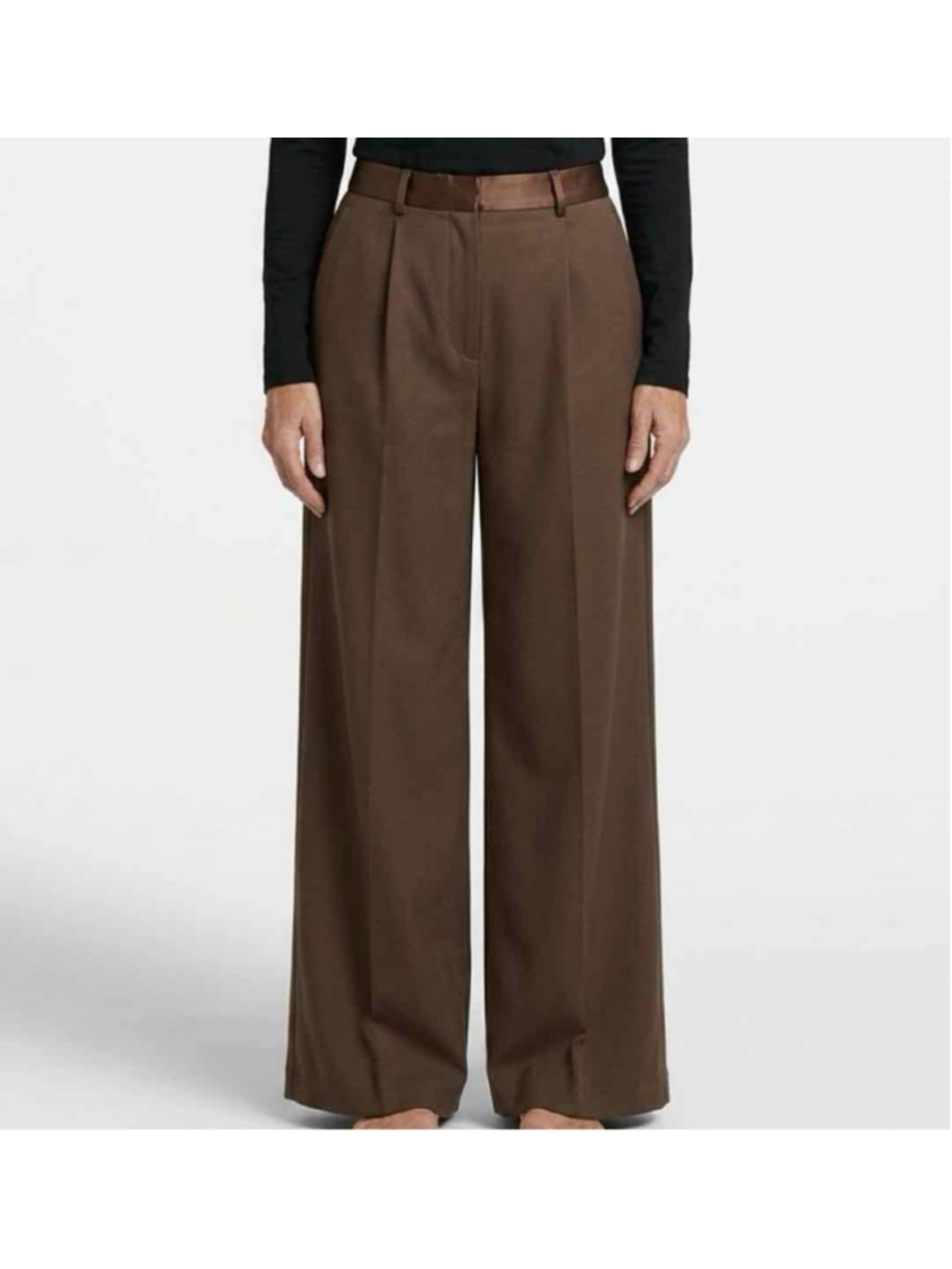 WeWoreWhat Relaxed Wide Leg Trouser, NWT